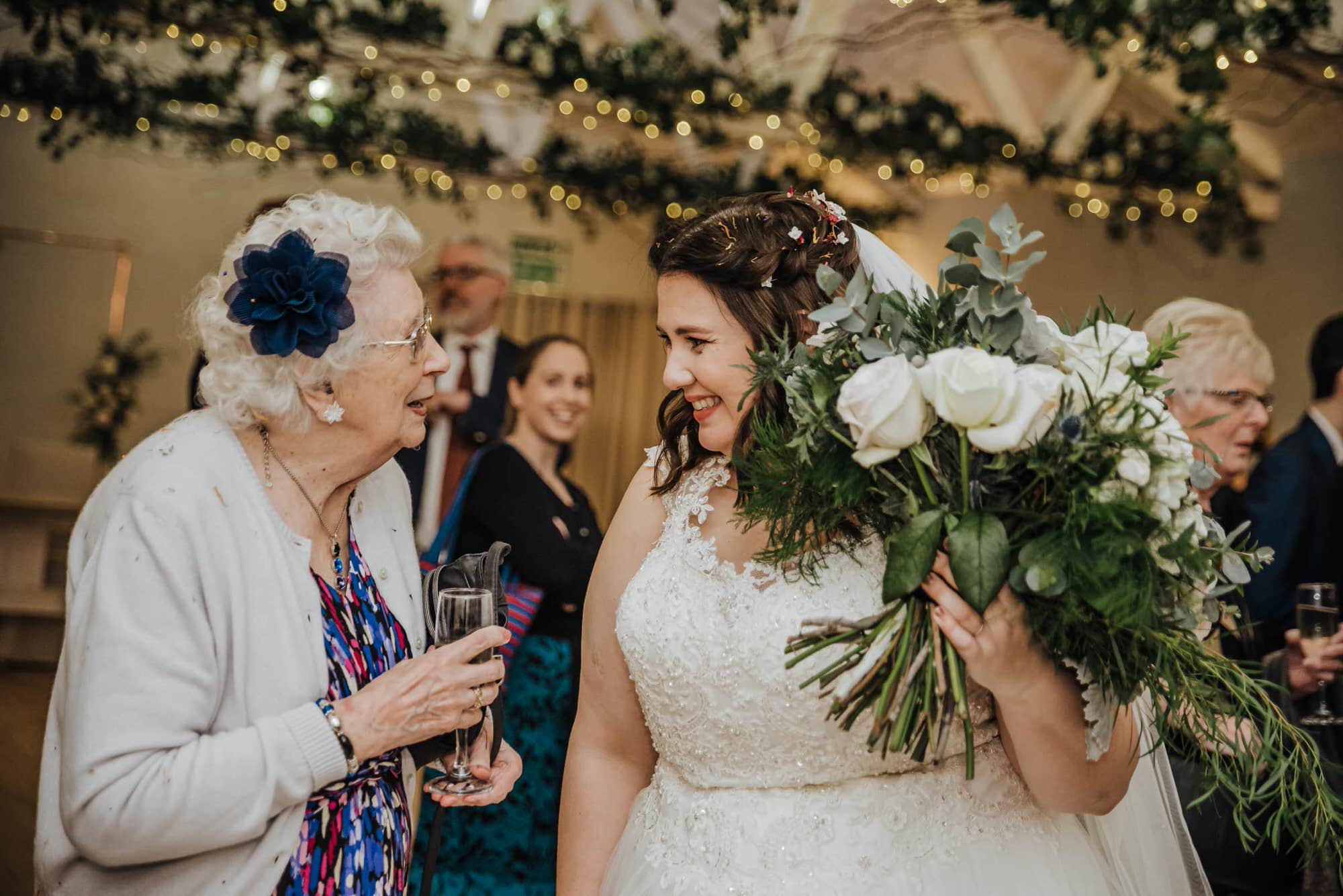 Lizzie and Gareths wedding at The Milling Barn, Bluntswood Hall, Throcking Roshni Photography