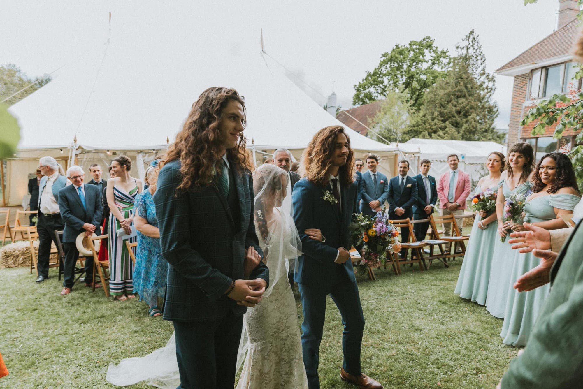 Sussex Tipi Festival wedding photography